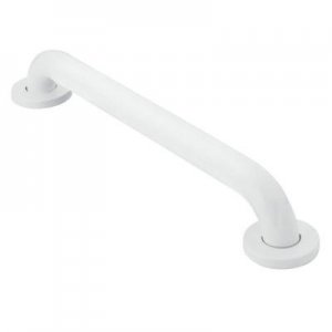 Moen Grab Bar  12  SecureMount White  Concealed Screws