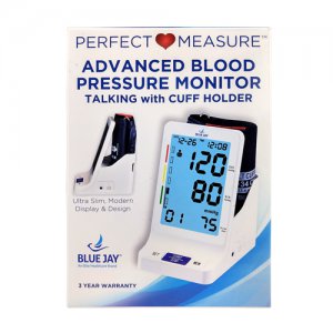 Blue Jay Perfect Measure Big Digit Talking Dlx BP Monitor