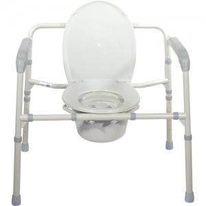 Bariatric Folding Commode 650 lb. Capacity