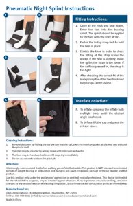 Night Splint Black  Medium Plantar-Fascitis  Darco