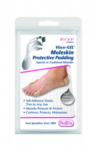 Visco Gel Moleskin 2 per Pack 2 1/2  x 3