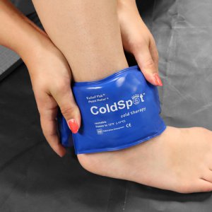 Reusable Heavy Duty Cold Pack  Throat 3 x11  Blue Vinyl