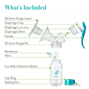 EvenFlo Manual Breast Pump Advanced
