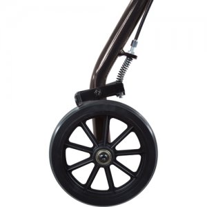 Aluminum Rollator w/Loop Brake Black  4-Wheel