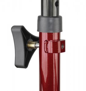 Rollator Aluminum w/Adj. Seat Height  Red