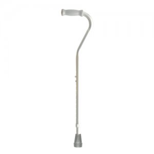 Bariatric Offset Cane  Silver