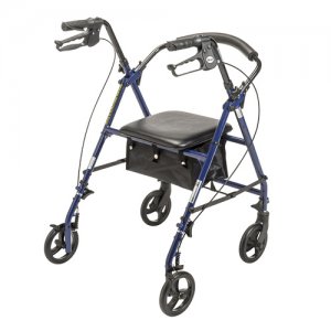 Rollator Steel Blue w/6  Whls Knocked-Down