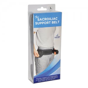 Blue Jay Sacroiliac Belt Black Small  30  - 34