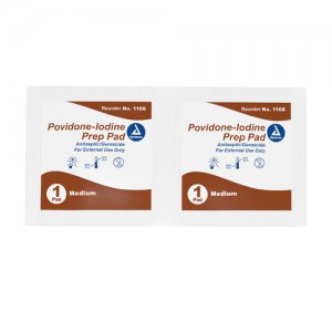 Povidone Iodine Prep Pads Bx/100