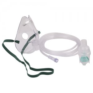 Nebulizer Kit  Roscoe  Adult Mask  Cup  & Tubing  Case/50