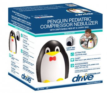 Pediatric Penguin Compressor Neb w/Disp Neb Kit & Carry Bag