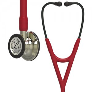 Stethoscope Burgundy Tube Champagne-Finish