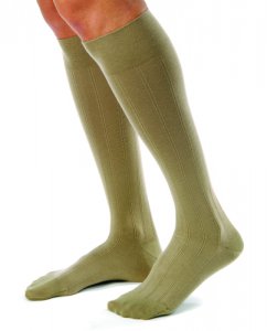 Jobst for Men Casual Medical Legwear  30-40mmHg Large Khaki
