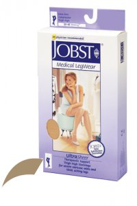 Jobst Ultrasheer 30-40mmHG Thigh Hi Medium (pr) Honey