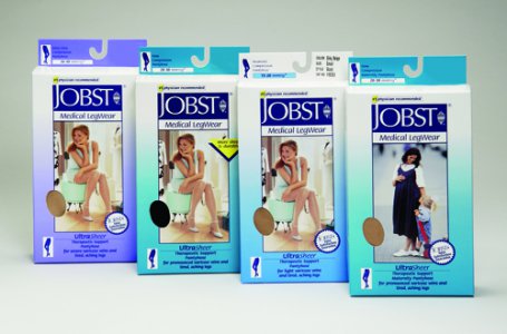 Jobst Ultrasheer 20-30 CT Knee-Hi Black Medium (pair)