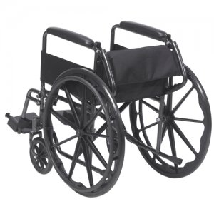 Wheelchair 18   w/Fixed Full Arms & Swingaway Det Footrests