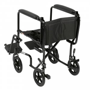 Wheelchair Transport Lightweight Black 19