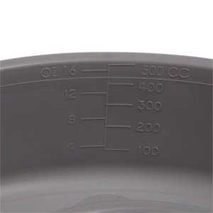 Emesis Basin McKesson Graphite 16 oz. Plastic Single Patient Use