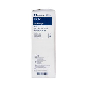 USP Type VII Gauze Sponge Curity    Cotton 16-Ply 4 X 4 Inch Square NonSterile