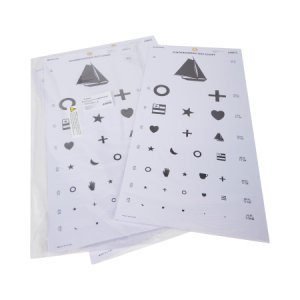 Preschool Eye Test Chart McKesson 20 Foot Measurement Acuity Test