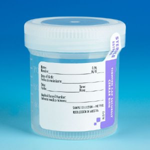 Specimen Container Tite-Rite    53 mm Opening 90 mL (3 oz.) Screw Cap Patient Information Sterile