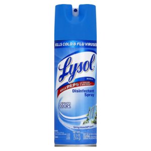 Lysol   Surface Disinfectant Alcohol Based Aerosol Spray Liquid 12.5 oz. Can Spring Waterfall Scent NonSterile