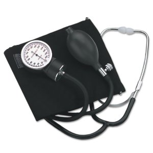 Aneroid Sphygmomanometer Combo Kit At Home Blood Pressue Kit Adult Size Nylon Cuff Single Head Stethoscope