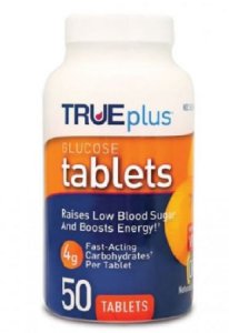 Glucose Supplement TRUEplus    50 per Bottle Chewable Tablet Orange Flavor