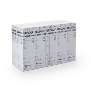 Reagent Test Strips Uriscan   Blood, Glucose, Leucocytes, Nitrite, pH, Protein 100 per Bottle