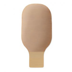 Ostomy Pouch Premier    One-Piece System 12 Inch Length 1-1/8 Inch Stoma Drainable Convex, Pre-Cut