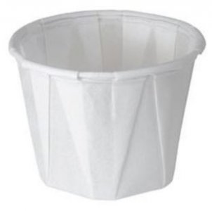 Medicine Cup Solo   1 oz. White Paper Disposable