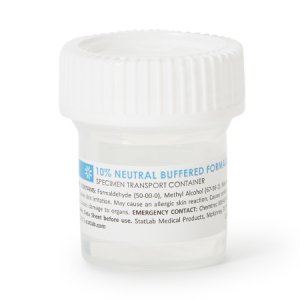 Prefilled Formalin Container StatClick    10 mL Fill in 20 mL (0.67 oz.) Screw Cap Warning Label NonSterile