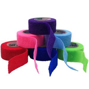 Cohesive Bandage CoFlex   1 Inch X 5 Yard 14 lbs. Tensile Strength Self-adherent Closure Neon Pink / Blue / Purple / Light Blue / Neon Green / Red NonSterile