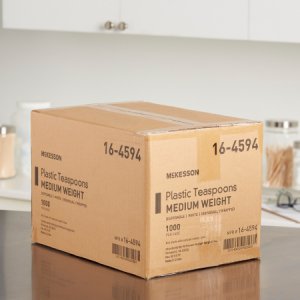 Spoon McKesson Medium Weight White Polypropylene