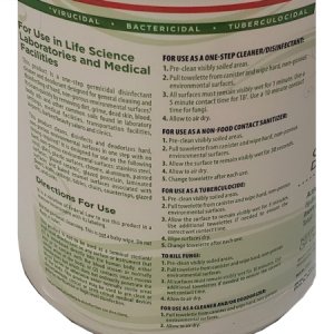 PREempt   Surface Disinfectant Cleaner Premoistened Cleanroom Manual Pull Wipe 160 Count Canister Unscented NonSterile