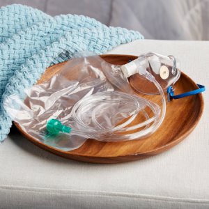 NonRebreather Oxygen Mask McKesson Elongated Style Pediatric Adjustable Head Strap