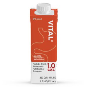 Oral Supplement / Tube Feeding Formula VITAL   1.0 CAL Vanilla Flavor Ready to Use 8 oz. Carton