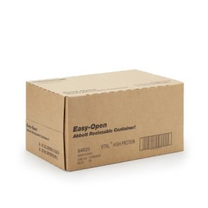 Oral Protein Supplement / Tube Feeding Formula VITAL   HP Unflavored Ready to Use 8 oz. Carton