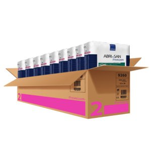 Bladder Control Pad Abri-San    Premium 10 Inch Length Light Absorbency Fluff / Polymer Core Level 2 Adult Unisex Disposable