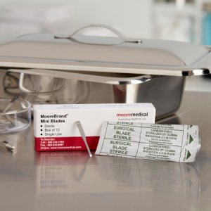 Surgical Blade McKesson Carbon Steel No. 61 Sterile Disposable Individually Wrapped