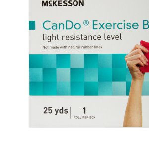 Exercise Resistance Band McKesson CanDo   Red 5 Inch X 25 Yard Light Resistance