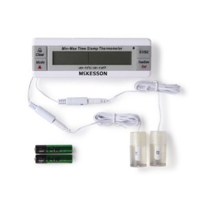 Digital Refrigerator / Freezer Thermometer with Alarm McKesson Fahrenheit / Celsius -58   to +158  F (-50   to +70  C) Desk / Wall / Door Mount Battery Operated