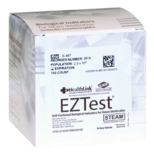 EZTest   Sterilization Biological Indicator Vial Steam