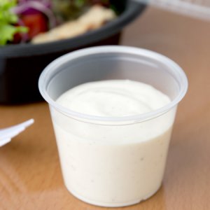 Food Container Conex Complements   Translucent Single Use Polypropylene 2-1/9 Inch