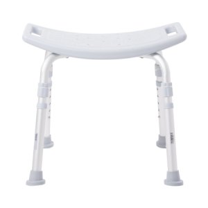 Bath Bench McKesson Without Arms Aluminum Frame Without Backrest 19-1/4 Inch Seat Width