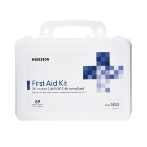 First Aid Kit McKesson 25 Person Plastic Case