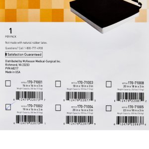 Seat Cushion McKesson 18 W X 16 D X 3 H Inch Foam