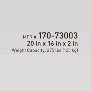 Seat Cushion McKesson 20 W X 16 D X 2 H Inch Foam / Gel