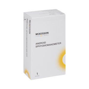 Aneroid Sphygmomanometer Unit McKesson Deluxe 2-Tubes Manual Large Adult