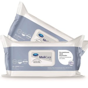 Personal Wipe MoliCare   Skin Soft Pack Aloe / Lanolin Scented 50 Count